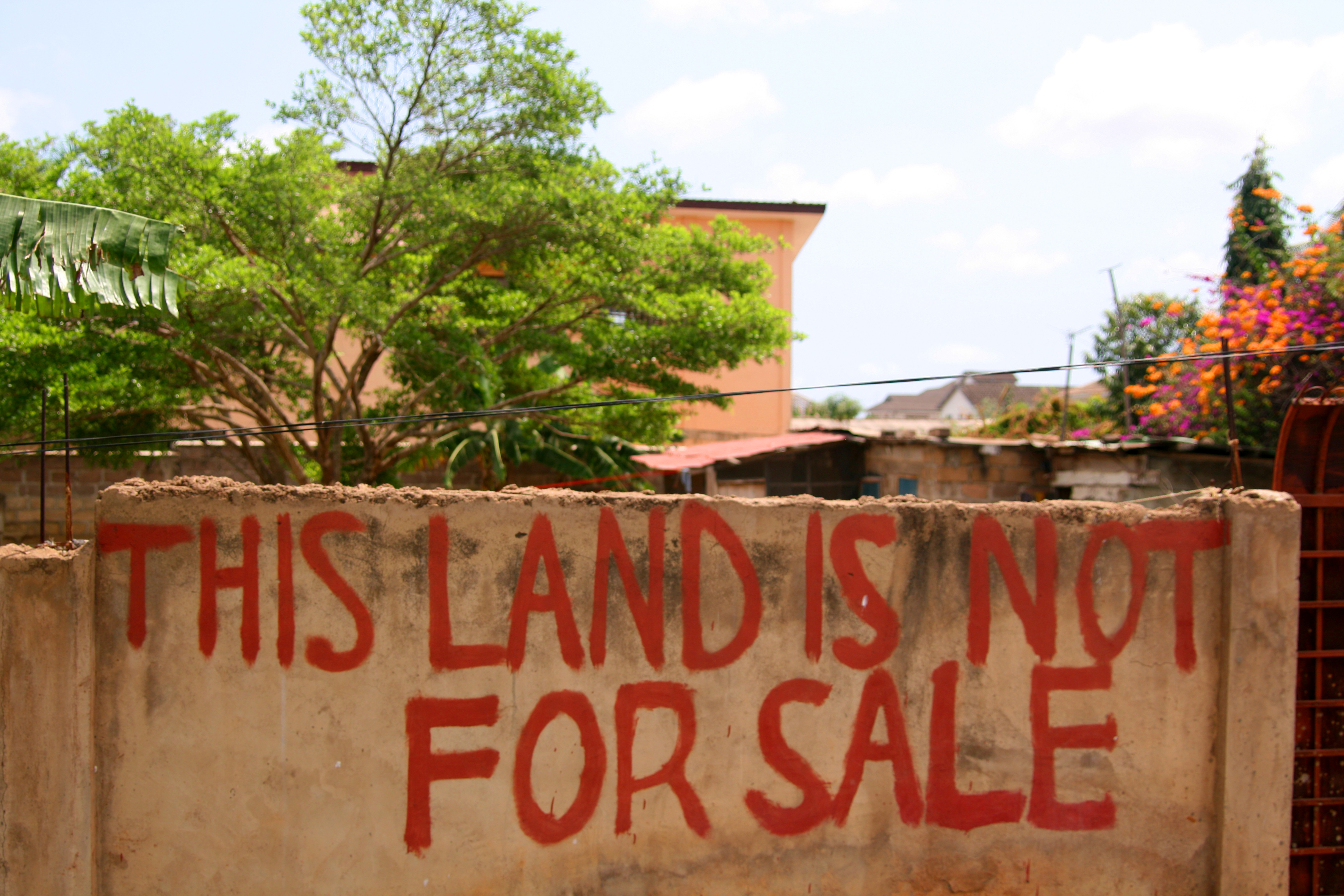 This land is not for sale